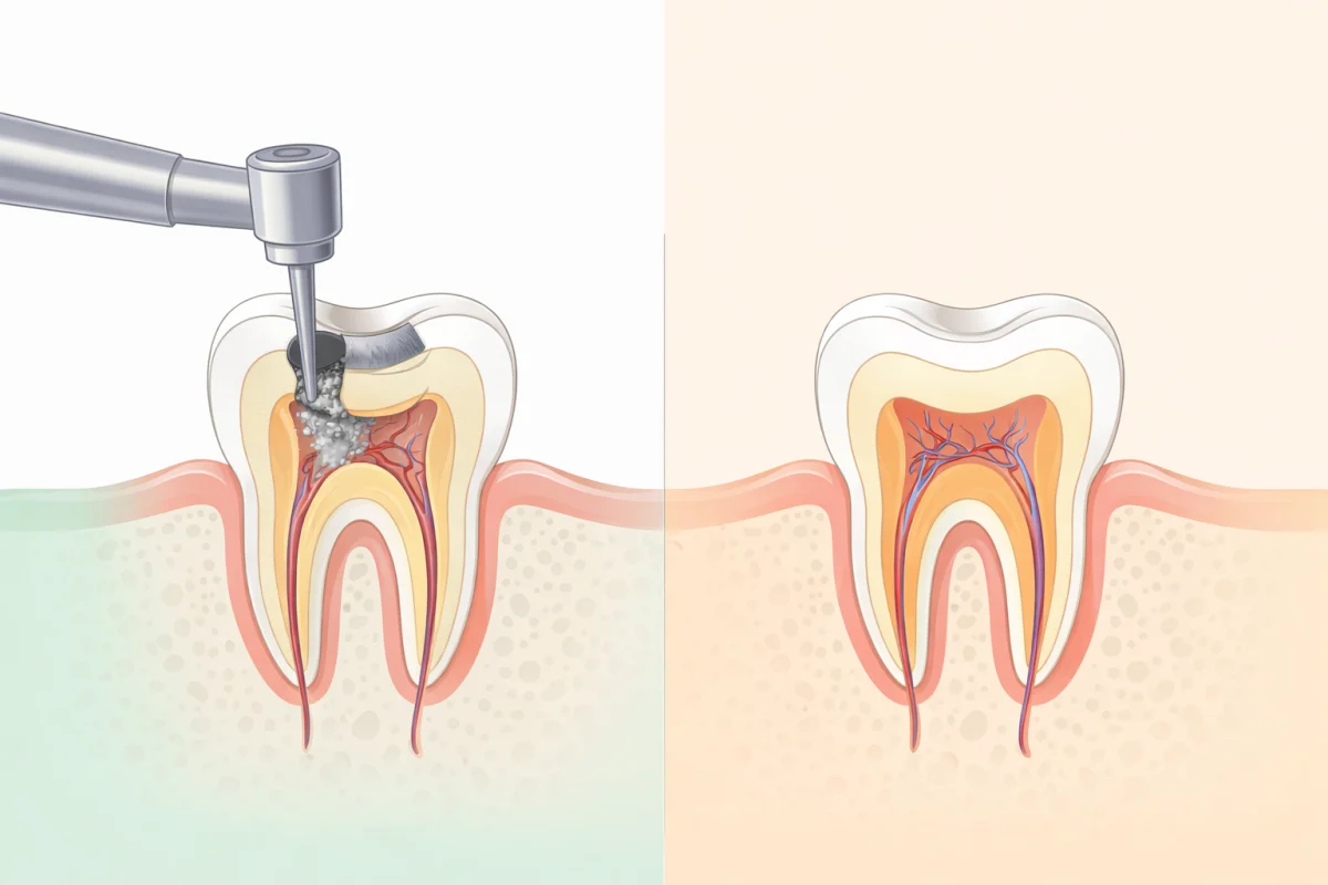 「削る治療」と「残す治療」の違い